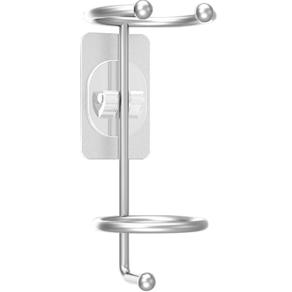 Wall Mounted Electric Toothbrush Holder Space Saving No Punching Toothbrush Rack Storage Base Self-adhesive