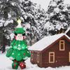 6FT Weihnachten Aufblasbare Hebbare Santa Claus Weihnachten Baum Geformt LED Blow Up Santa Aufblasbare Requisiten