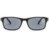 Fashionable High-Definition Black Gray Lens Square Small Frame Rice Nail Reading Glasses New Uv Resistant Sun Presbyopia Glasses