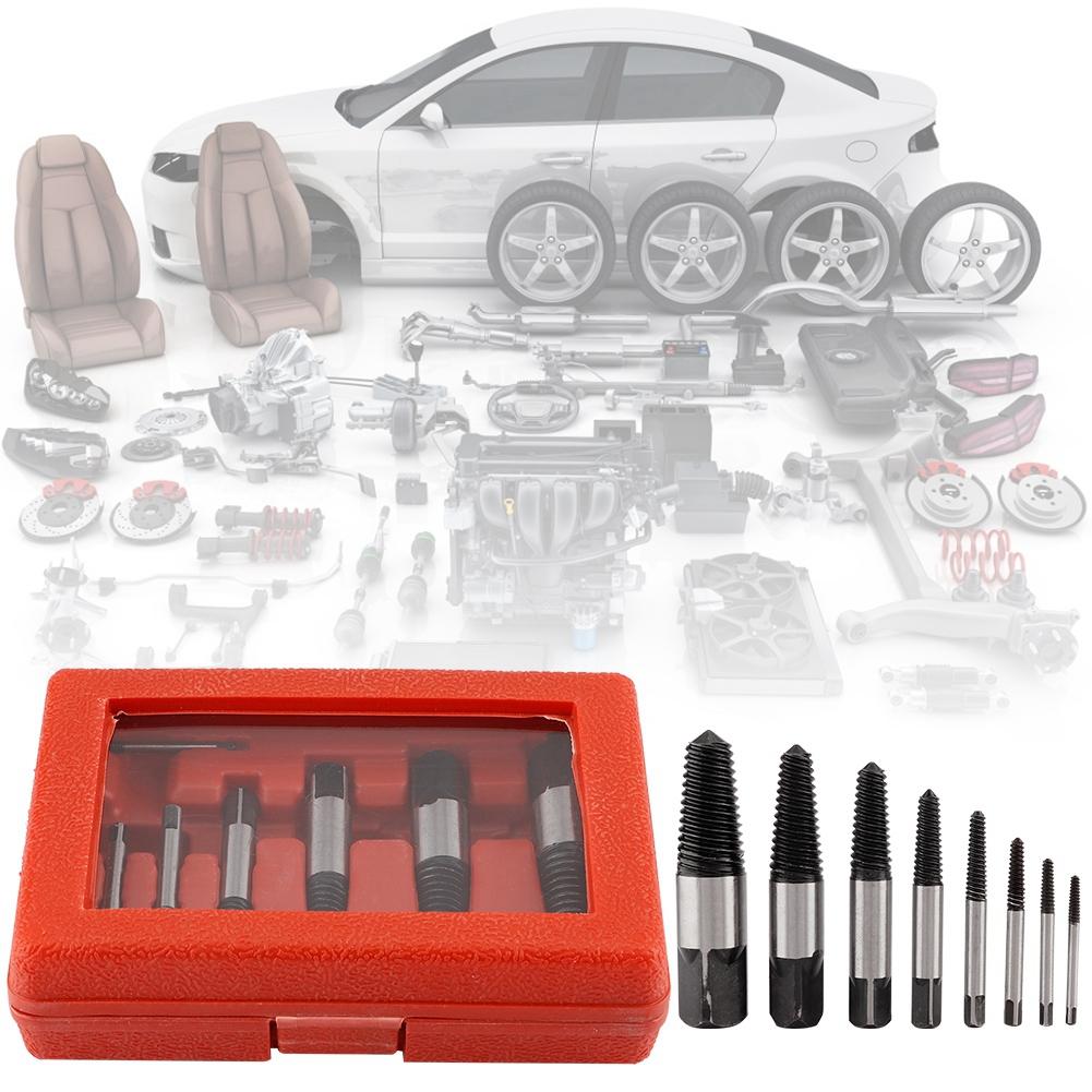 8 Pieces Screw Stud Remover Set Broken Damaged Bolt Extractor