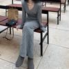 Autumn and Winter New Retro Twist Knitted Dress Women's Fashion and Thin Inner Sweater Long Dress