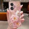 Für OPPO Reno 11F / Reno 11A Hülle Klar Luxus Mode Schmetterling Blumen Weiches TPU Silikon Abdeckung für OPPO Reno11 F A Handyhülle