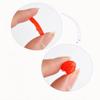 8pcs 8pcs Soft Home Round Mixed Color Keys Cap Silicone Keyring Key Covers