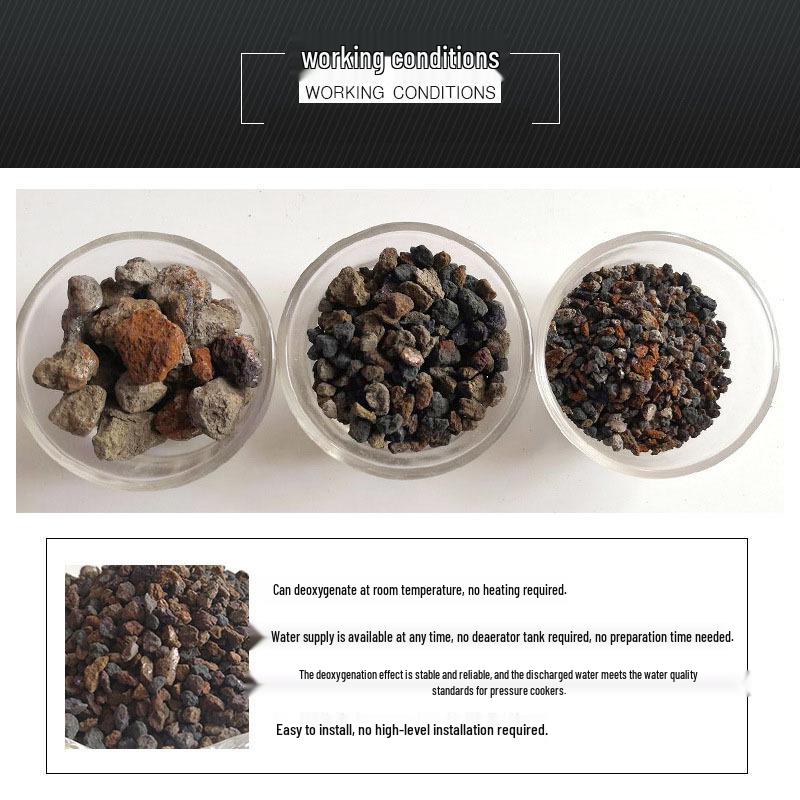 Sponge Iron Deoxidizer for Boiler Water Treatment - High Content Granules Filter Material