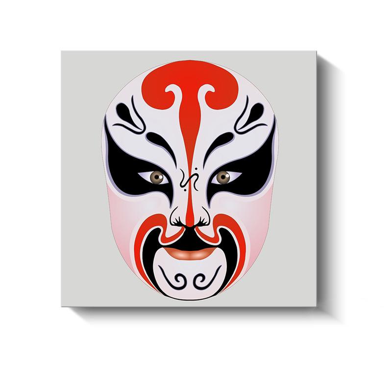 

Новые китайские декоративные картины Сычуаньская опера Пекинская опера Маски Холст Плакаты и принты для украшения гостиной 20x20cm No Framed