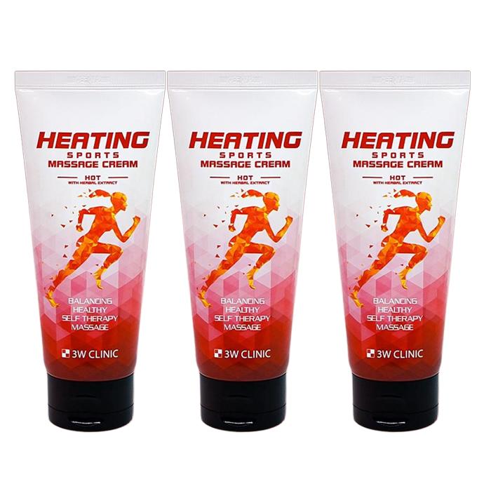 3w Clinic Spor Masaj Kremi 150ml (Isıtma / Soğutma) (7 Seçenek)