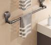 Retractable No-Drill Suction Cup Towel Rack for Bathroom and Toilet