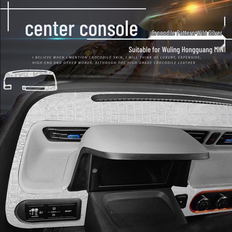 Crocodile Skin Film for Wuling Hongguang MINI Interior Dashboard Decoration