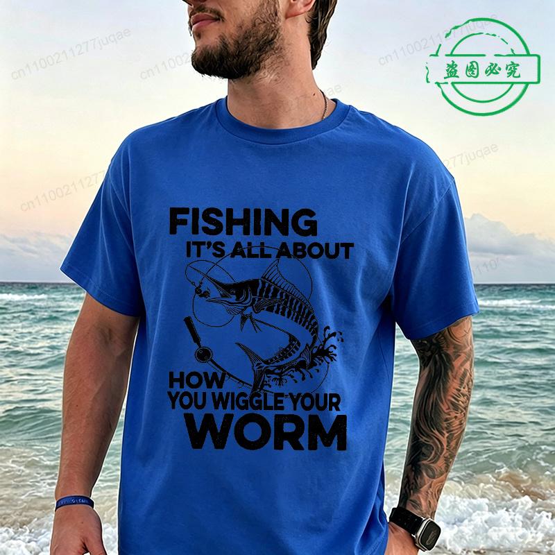 Tshirt For Unisexs Fishing Graphic Y2k Tops Fisherunisex Fshion Casual T Shirts Short Sleeved Tees Summer Oversized Clothing Gifts