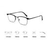 Fashionable Square Frame Myopia Glasses Men's Business HD Anti-blue Light Glasses Women's Eyepieces Diopter 0 To -4.0