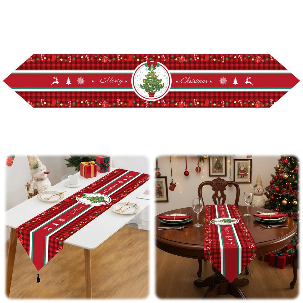 Xmas Table Runner Seasonal Winter Kitchen Dining Table Decoration Christmas Decorations Table Runner Christmas Tablecloth