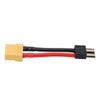 RC Connector XT90 Cable 12AWG Approx 3.90in Safe Stable Durable Plastic Copper Soft Silicone Male to XT90 Female