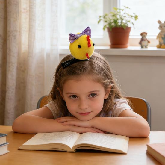 1/2/5Pcs Hair Pin Flocking Cartoon Capibara Chick Duck Decor Spring Design Metal Hair Clips Decorative Holiday Party Hairpins Hair Accessories