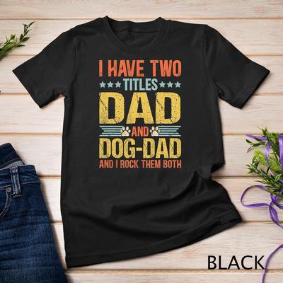 Hunde Papa Lustiges Welpen Vater Zitat Vatertags Spruch Unisex T-Shirt