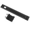 Precision Pocket Ruler Woodworking by Clear Style | Inch and Metric Indicators Professional Woodworking for T Track Rule