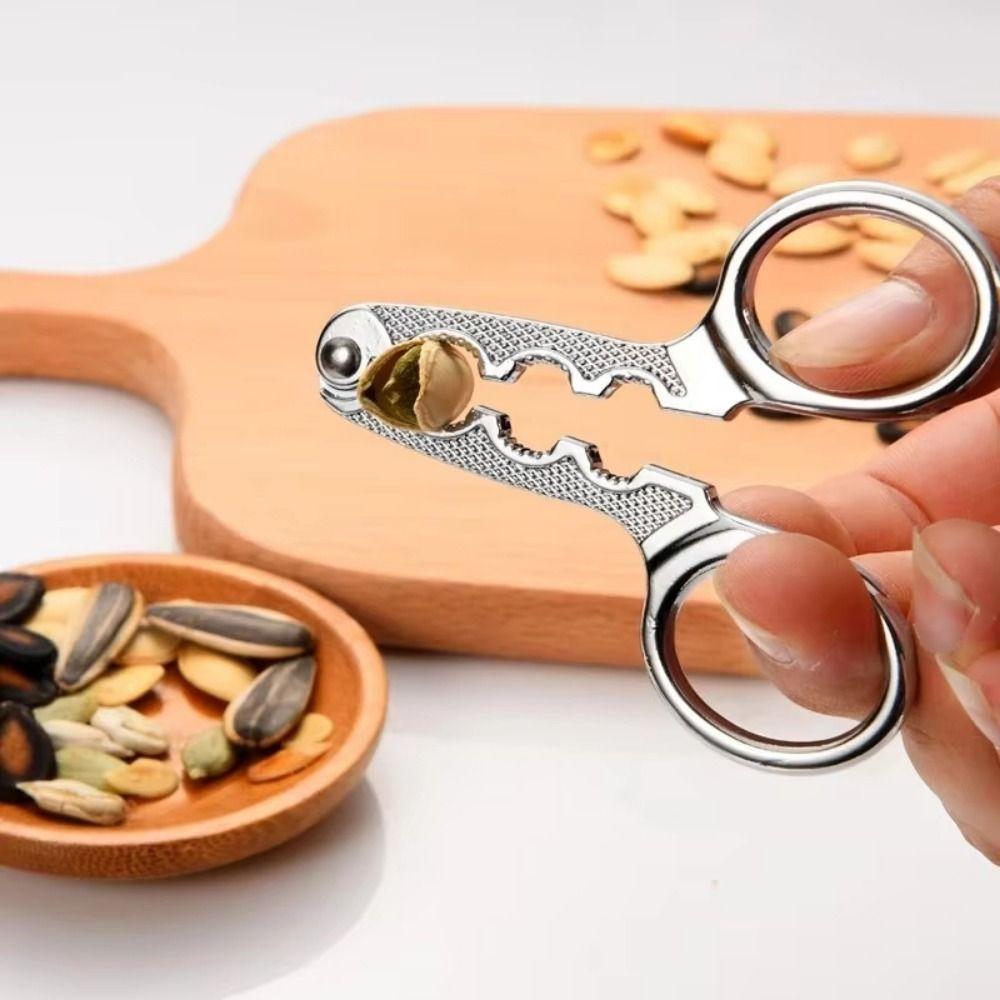 Non-Slip Dry Fruit Pliers Mini Nut Sheller Tool Multifunctional Pine Nuts Opener Lazy Use