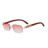 JYL TS Women's Retro Small-Frame Rimless - Trendy Fashion Sun Eyewear LB7838 ZZC-160053