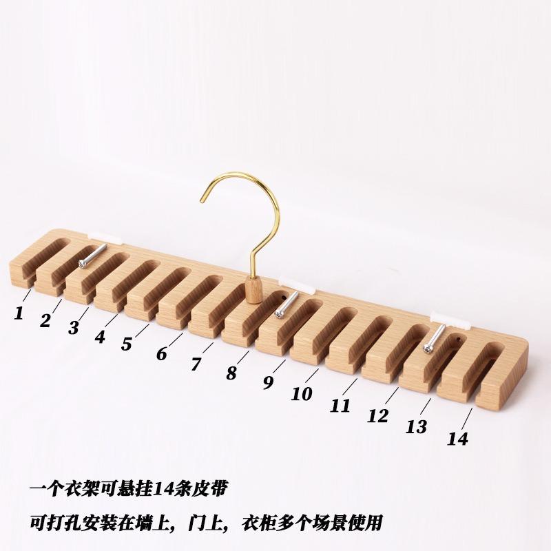 1pcs Multifunctional Belt Organizer Hanging Tie Rack Belt Hanger Clothes Rack Organizer Tie Rack Home Closet Organizer