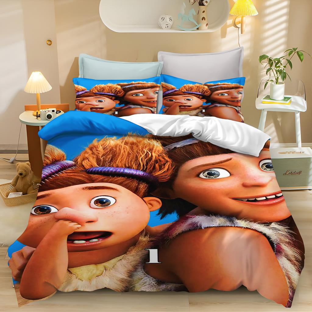 The Croods Xiao Yi Duvet Cover Set Bedding Comforter Sets King Size 3D Children'S Bedding Set