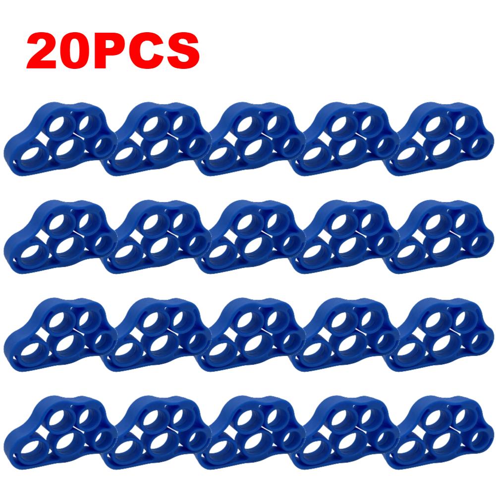 10-40PCS Silicone Finger Gripper 5 Fingers Strengthener Trainer Elastic Wrist Stretcher Finger Expander For Fitness Training New