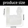 Molded Brake Stop Bumper with Rubber Support, Single Brake Contact Replacement Part for Routine Repair and Brake System Upkeep Work