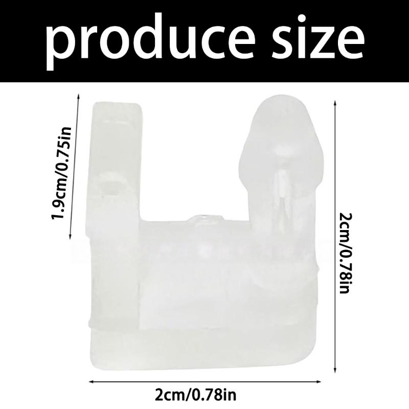 Molded Brake Stop Bumper with Rubber Support, Single Brake Contact Replacement Part for Routine Repair and Brake System Upkeep Work