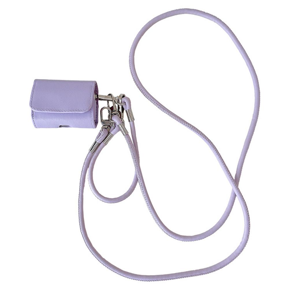 

Для Apple AirPods Pro 2/AirPods Pro Чохол для зарядного кейсу Простий стиль Чохол для Bluetooth-сумісних навушників з плечовим/наручним ремінцем Purple