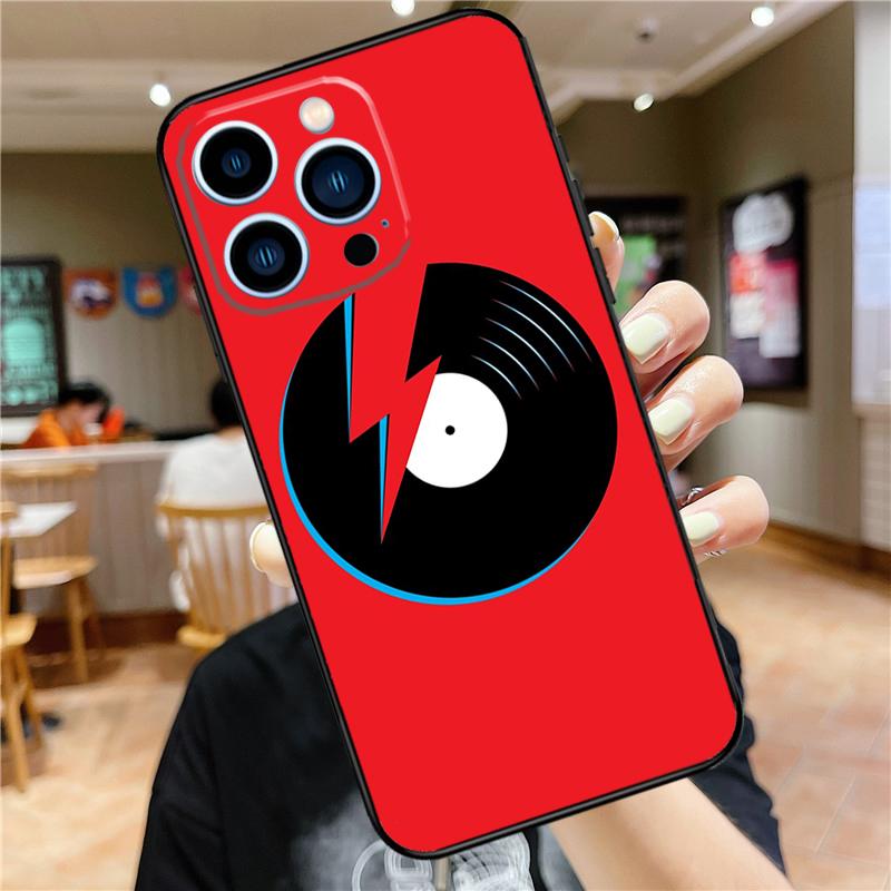 Vinyl-Schallplatte Retro-Hülle Für iPhone 17 16 15 14 13 12 11 Pro Max Mini Plus 16e 17 Air Bumper Hülle Zubehör