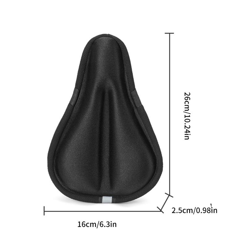Non Slip Reflective Bicycles Saddles Pad with Soft Padding for Childrens Mountain Road Bikes