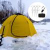 9pcs Outdoor Ground Camping Tent Stakes Anchors Pegs Windproofed Tent Stakes for Cold Weather Conditions