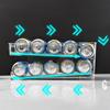 Beverage Storage Box 2 Layer Beer Drinks Can Soda Bottle Fridge Jar Holder Auto Rolling Dispenser Kitchen Refrigerator Organizer