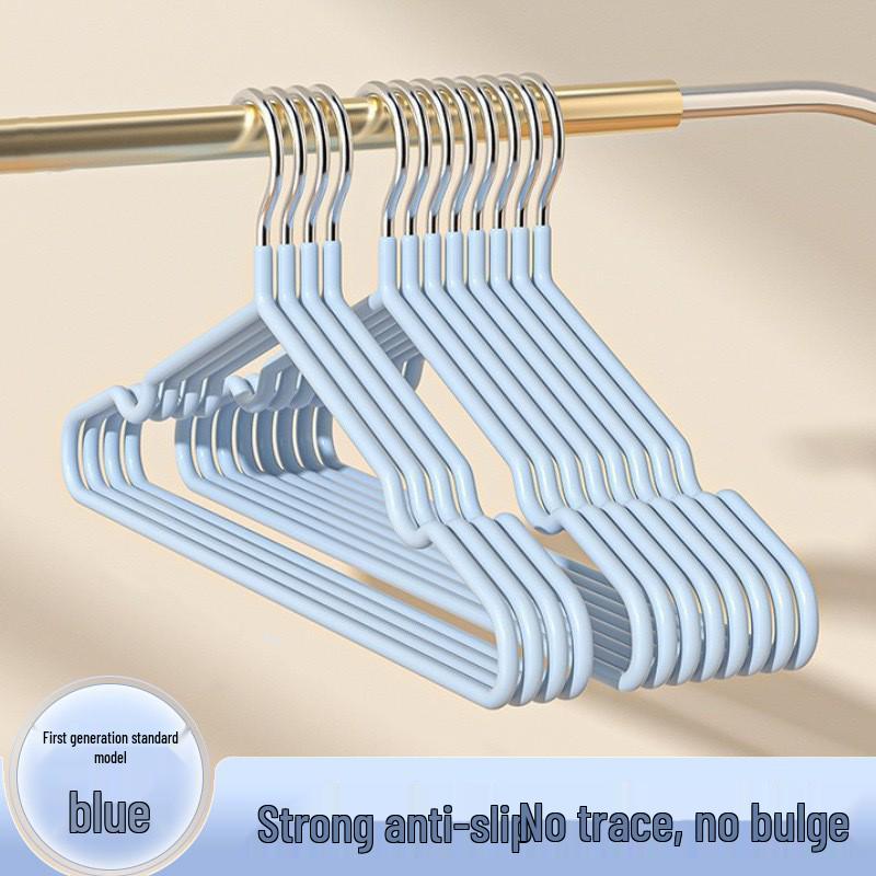 Non-Slip, Anti-Shoulder Angle, Thickened Plastic Clothes Hanger for Household Drying.