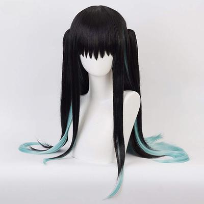 Anime Tokitou Muichirou Cosplay Syntetická Parochňa Muichiro Tokito Parochňa Tepelne Odolné Syntetické Vlasy Parochne