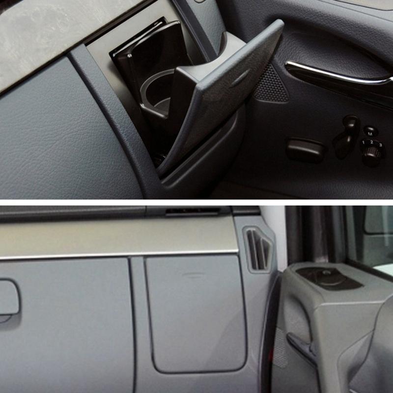 Car Drink Holder Car Passenger Side Dash Drink Cup Holder for Mercedes Benz W636 W639 Vito Viano A6396800458(Gray)