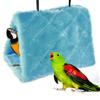 Winter Warm Bird Nest House Parrot Triangle Hammock Hanging Cotton Bird Nest Cage Accessories for Parakeet Lovebird Cockatiel