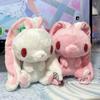 Kawaii Gloomy Bear Kanin Rosa Vit Japansk Söt Grundläggande Sittande Ställning Docka Långörad Kanin Dekoration Leksak Periferi Presenter