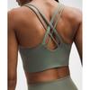 Lululemon Energy Longline Bra MeDium Support  B D Cups  Evolve Willow Leaf