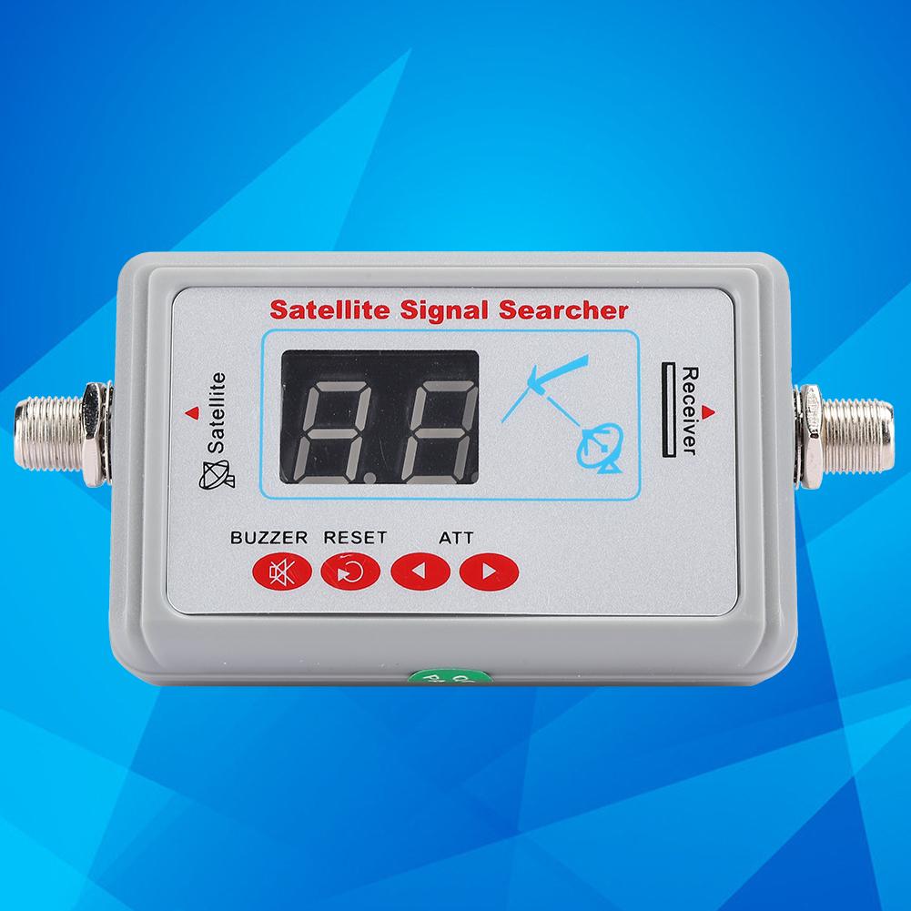 SF95DL Sensitive Satellite Finder Portable Signal Strength Meter with Digital Display