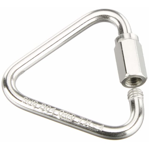 

Mizumoto Stainless Steel Triangle Ring Catch, Wire Diameter 4mm, Length 38mm, Inner Width 27mm, B1459