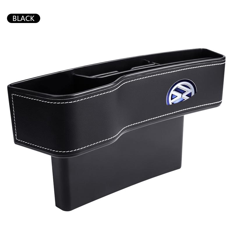 Car Crevice Storage Box Seat Gap Slit Seat Gap Slit Seat Organizer For Volkswagen CC R-Line T5 Golf T-ROC R Polo GTD Bora Arteon