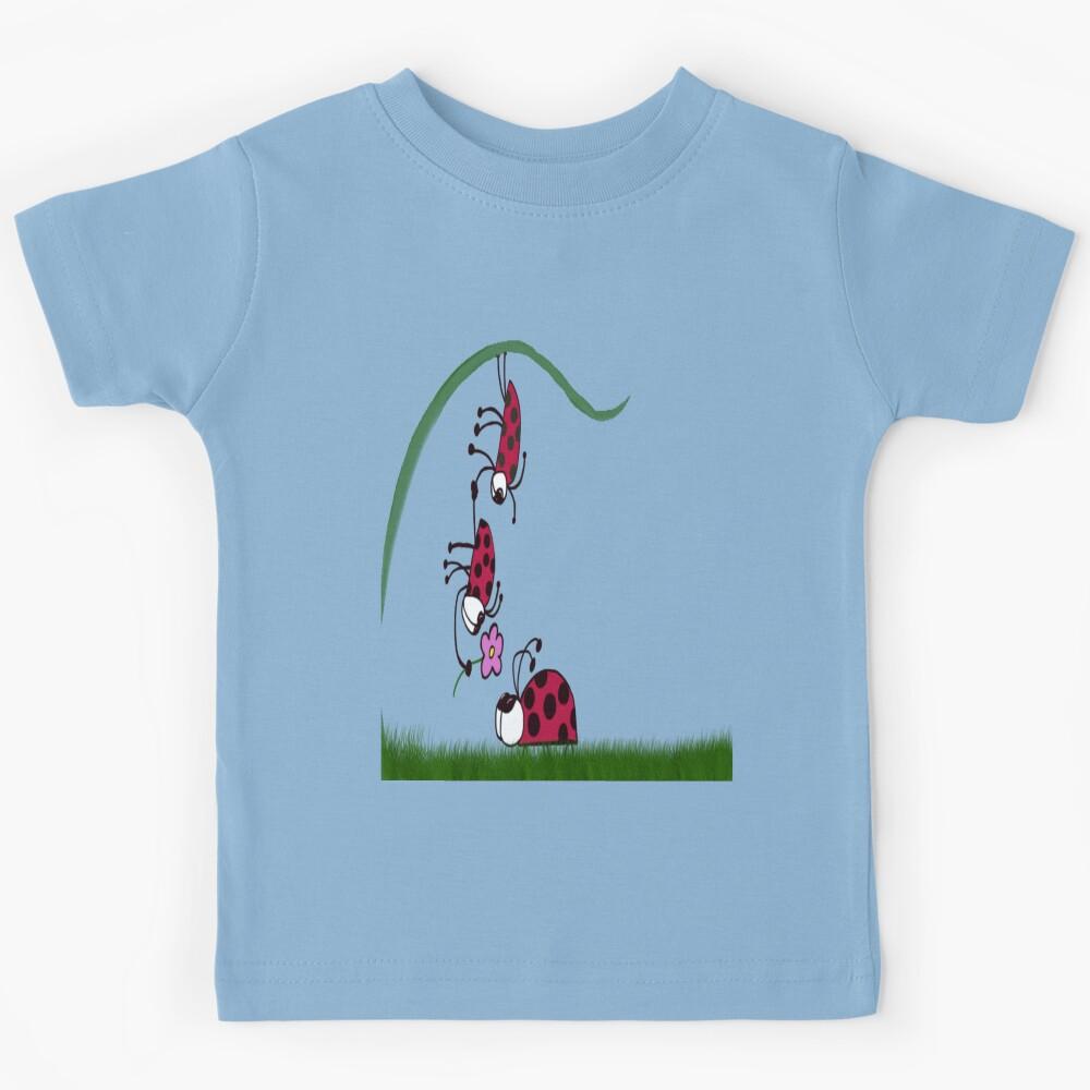 Ladybug Professing His Love Illustration Kids T-Shirt 160
