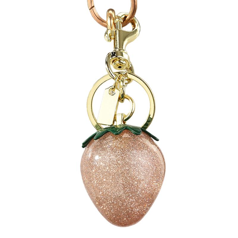 Strawberry Bag Charm Purse Charms Keychain,Strawberry Purse Charm,Strawberry Accessories Keychian For Women Valentine Bag Gifts