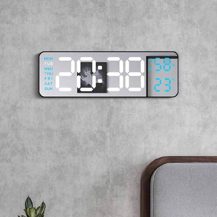 LED Digital Display Alarn Clock Brightness Dimmable Hangable and Desk Colck