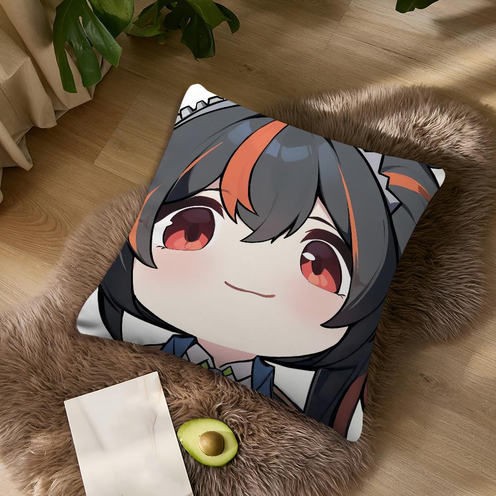 

Cute Q Version ZZZ Ellen Nicole Miyabi For Bedroom Car Coffee Shop Room Soft and Living Room Sofa Decorative Pillow Cover Case 30cmx30cm