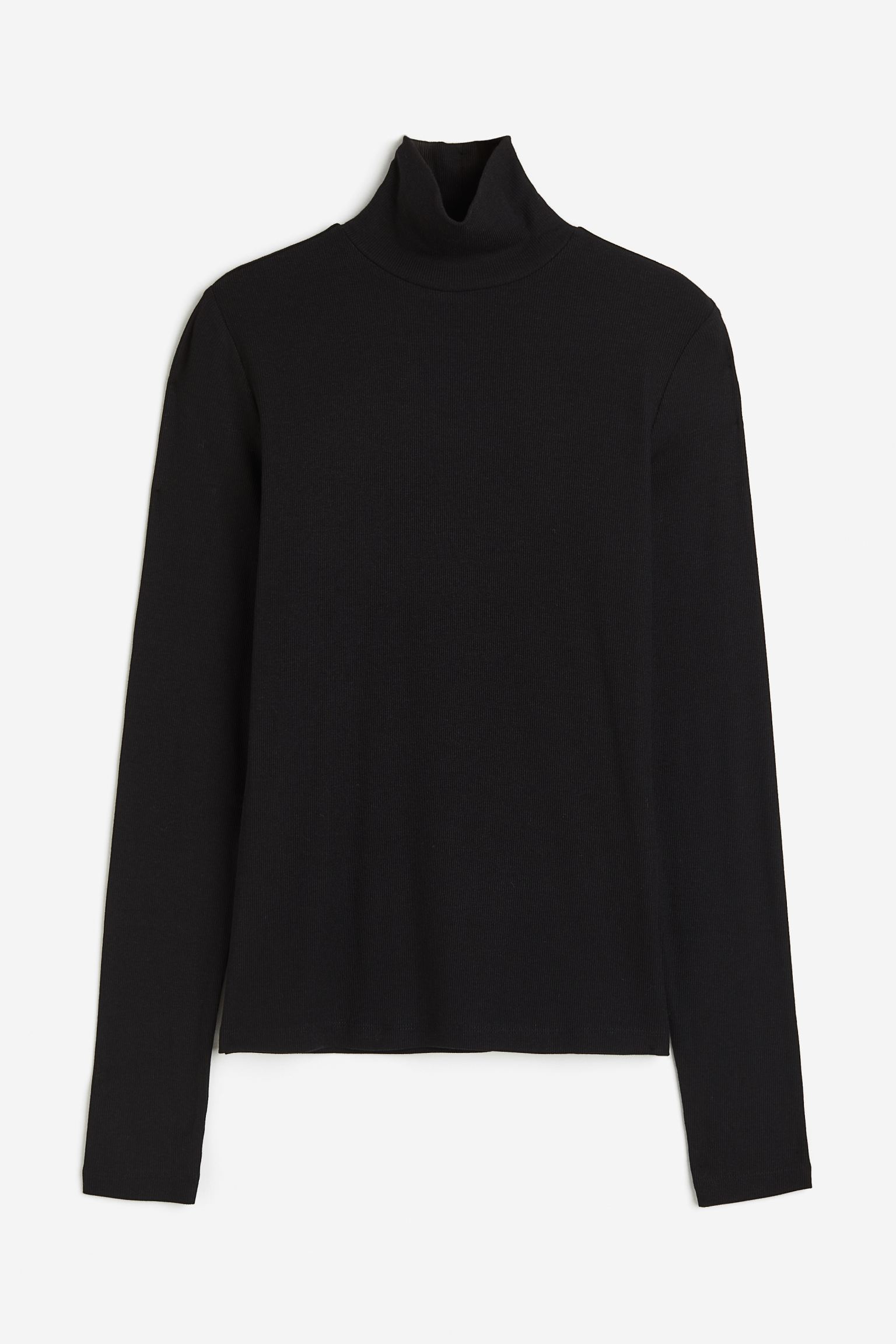 

Modal-blend polo-neck top