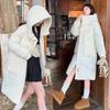 New winter student loose thickened padded jacket medium and long padded jacket