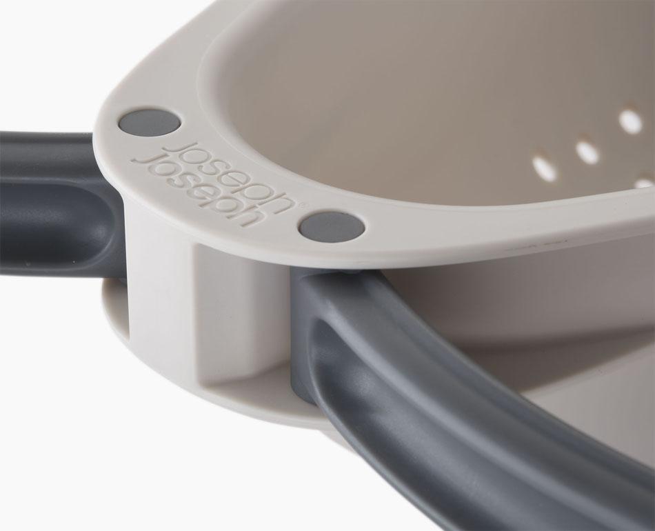 Joseph Joseph Colander Droplet Folding Handle Dishwasher Compact