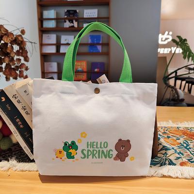 Nuova borsa a mano in tela carina casual fresca grande capacità storage borsa in stoffa