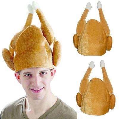 Soft Roasted Party Thanksgiving Day Caps Festival Costume Turkey Hat