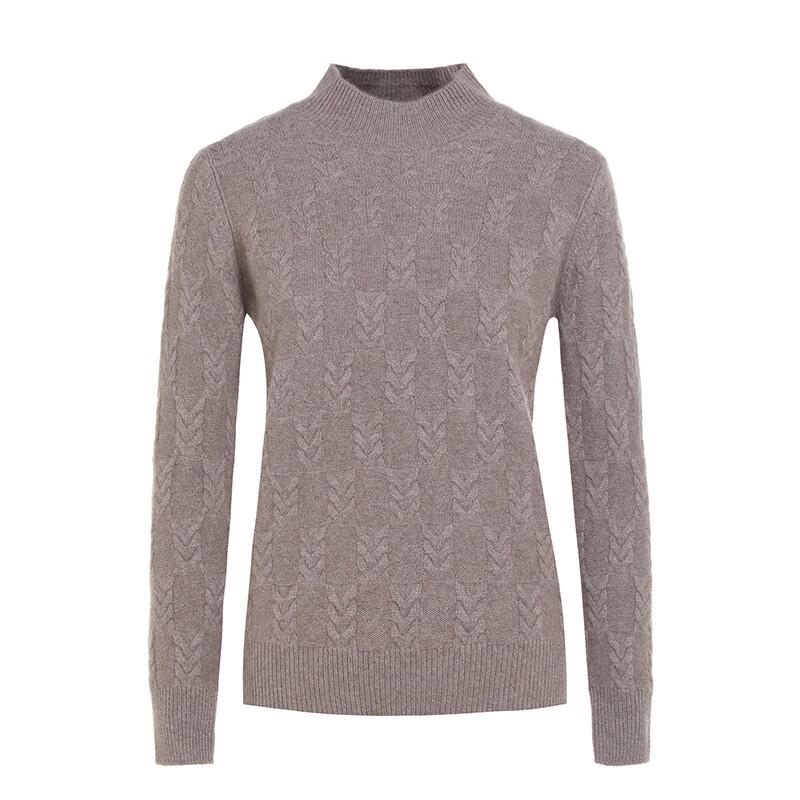 

G·TENNA Women s Mock Neck Pullover Cashmere Blend Sweater XL